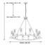 Campana 12 - Light Waggon Wheel Chandelier