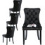 Chaises de salle à manger en velours, chaise de salle à manger rembourrée haut de gamme avec anneau clouté-511006614-534739512-531111163