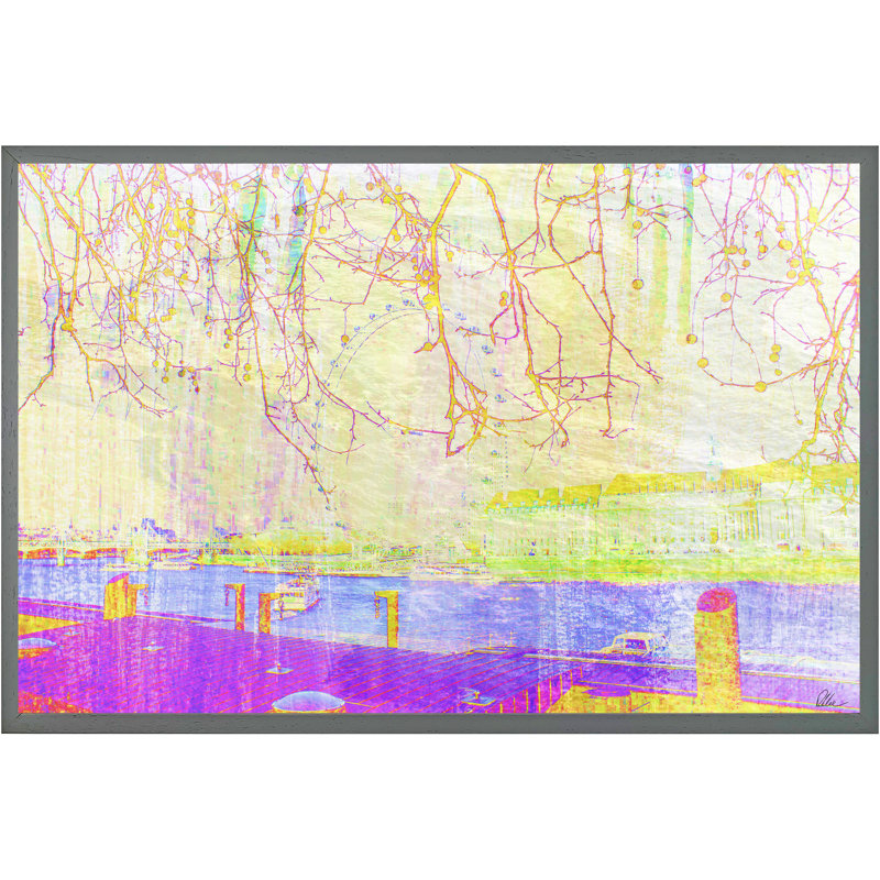 Single Picture Frame Print, 51cm H x 76cm W, Grey