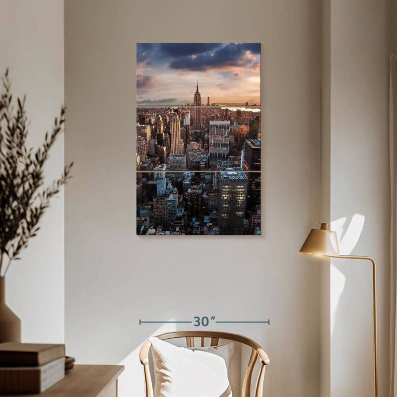 Vue du paysage urbain de New York