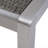 Outdoor Dining Table - Anodized Aluminum - Wicker Table Top - Square