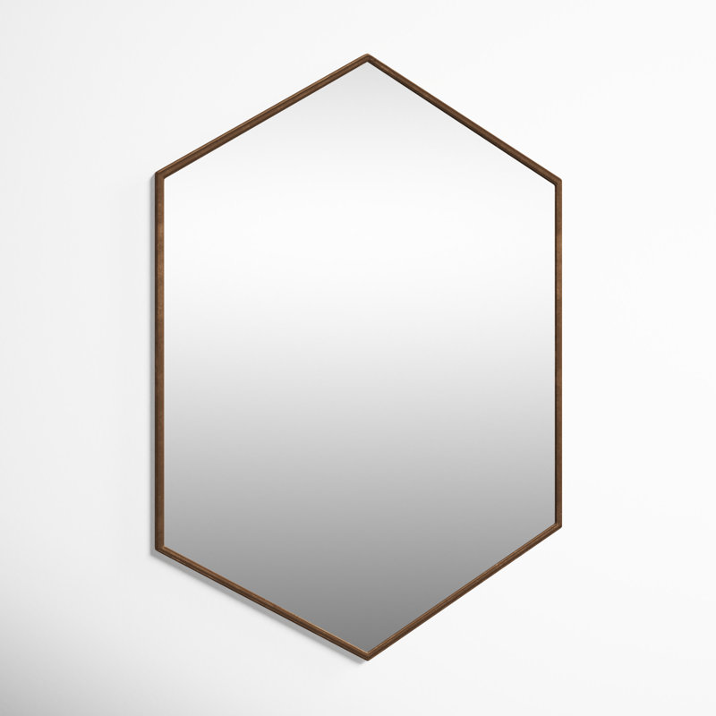 Breckler Metal Mirror, 31" x 22", Bronze
