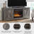 Dazya TV Stand Fireplace for TVs up to 60" Fireplace