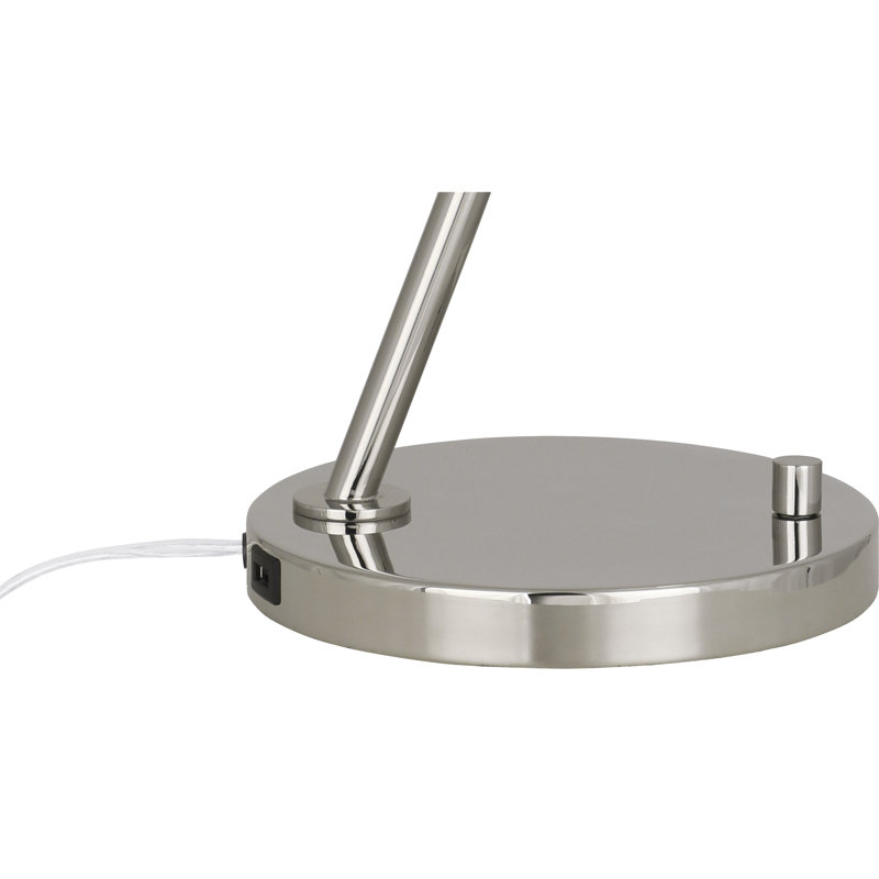 Nova Desk Table Lamp, Polished Nickel