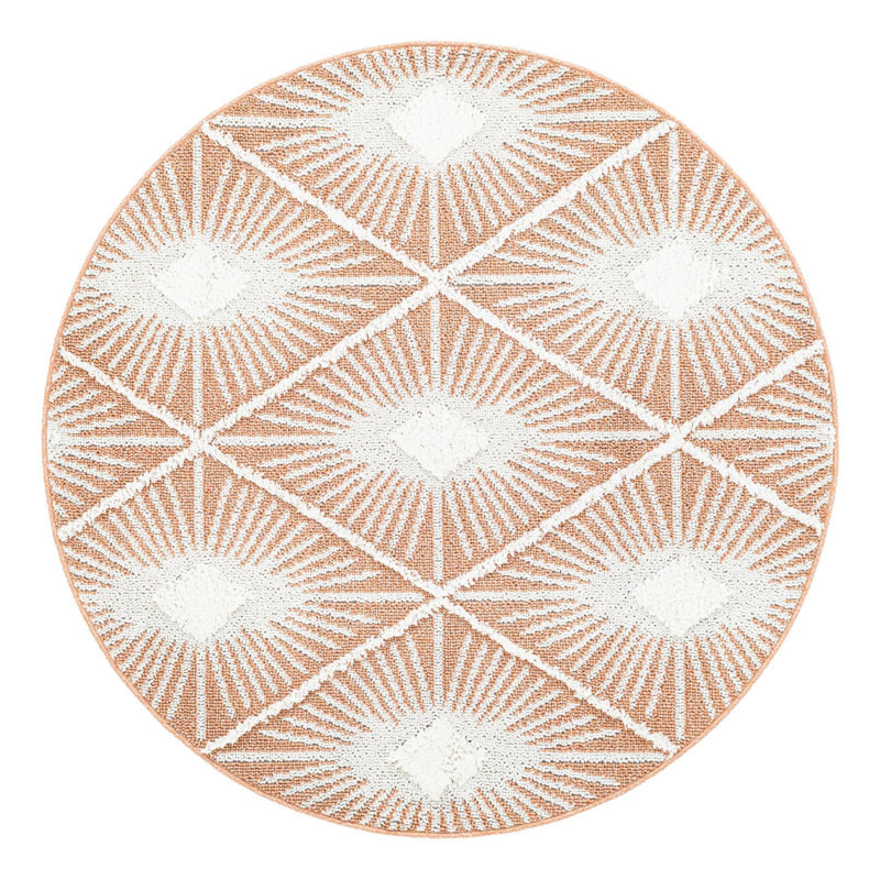 Jessilyn Geometric Indoor Rug, Round 5'3"