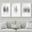 "Minimal Botanical", illustration de pins noirs et blancs, photos de bois de ferme rustique moderne, impression encadrée sur toile giclée, 3 pièces "16" x 24 "x 3 pièces, 24" x 36 "x 3 pièces-119385193-91260040