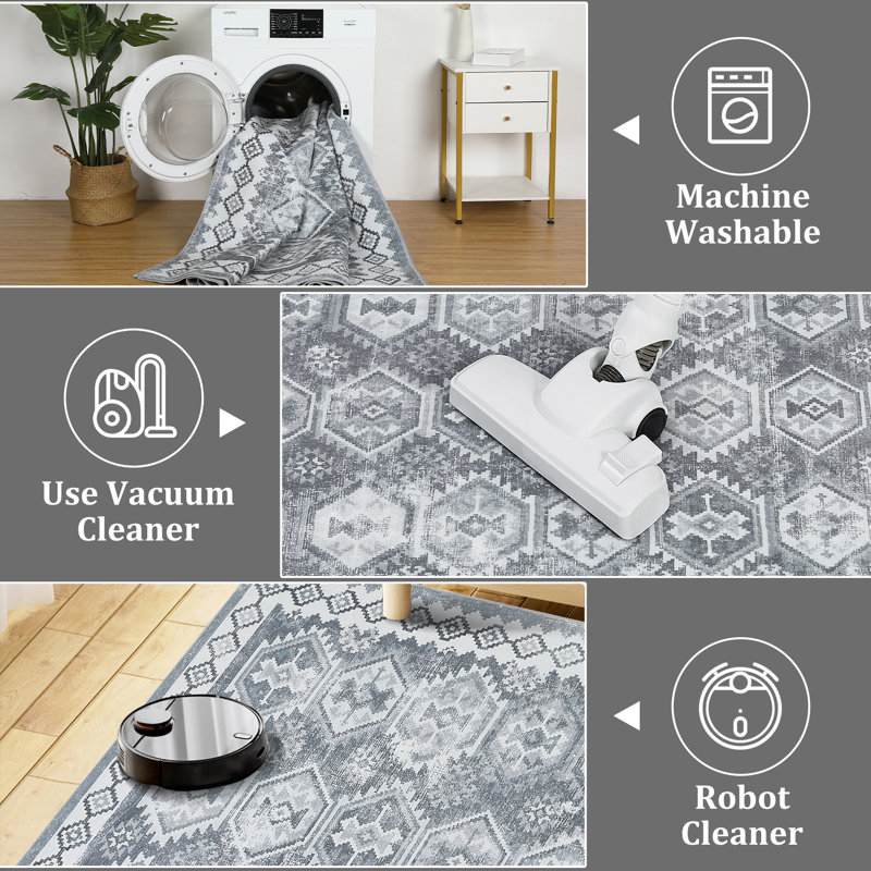 Tapis Maguerite avec envers antidérapant, Rectangle 8 pi x 10 pi