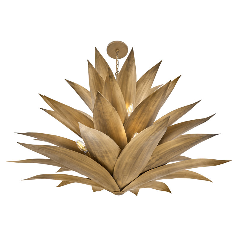 Agave 12 - Light Unique Geometric Chandelier