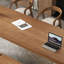 Bureau rectangulaire moderne et simple brun-1770519961