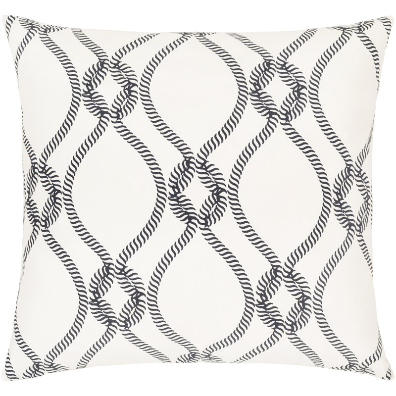 Haylard Ikat Cotton Pillow Cover, 20" H x 20" W