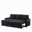Canapé modulaire réversible avec chargement USB et tiroir de rangement-133064666