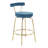 Kayson 25.5" Gold Swivel Upholstered Counter Stools-1129021416