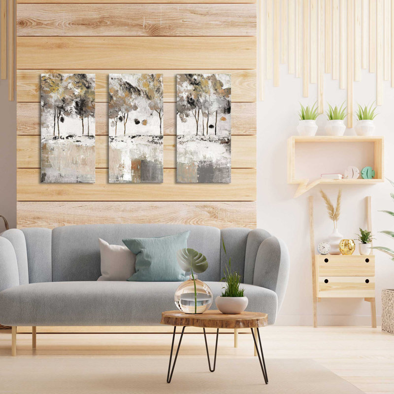" Tree Panorama " by Tava Studios 3 - Pieces Painting Print