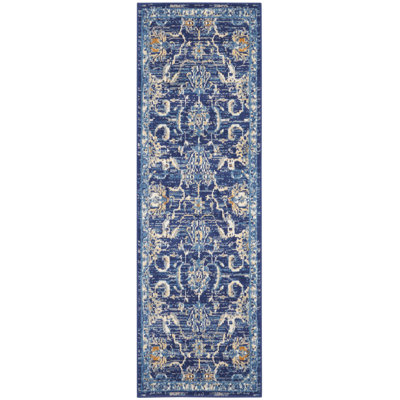 Chattahoochee Oriental Navy Blue Area Rug