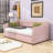 Versatile Twin Velvet Daybed with Twin Trundle-54944850