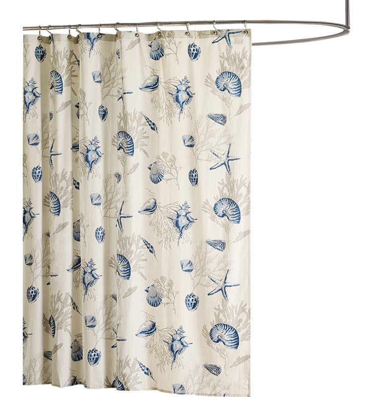 Bayside Cotton Single Shower Curtain