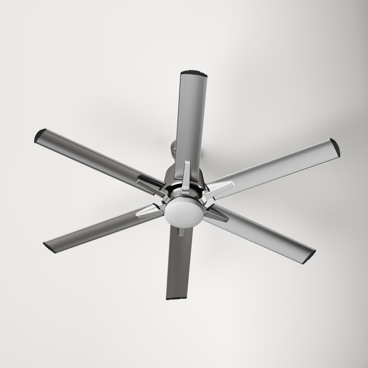 Kiska 60'' 6 Blade Ceiling Fan with LED Light Kit