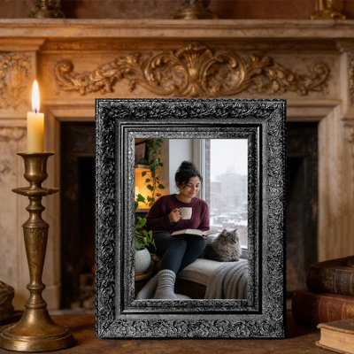 Cadre photo noir indémodable 1pc pour photos et décor de chambre 5 "x 7"