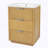 18" Bathroom Cabinet with Storage, Small Space Solution with Ceramic Sink