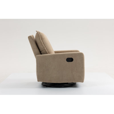 Short Plush Manual Button Armchair Sofa