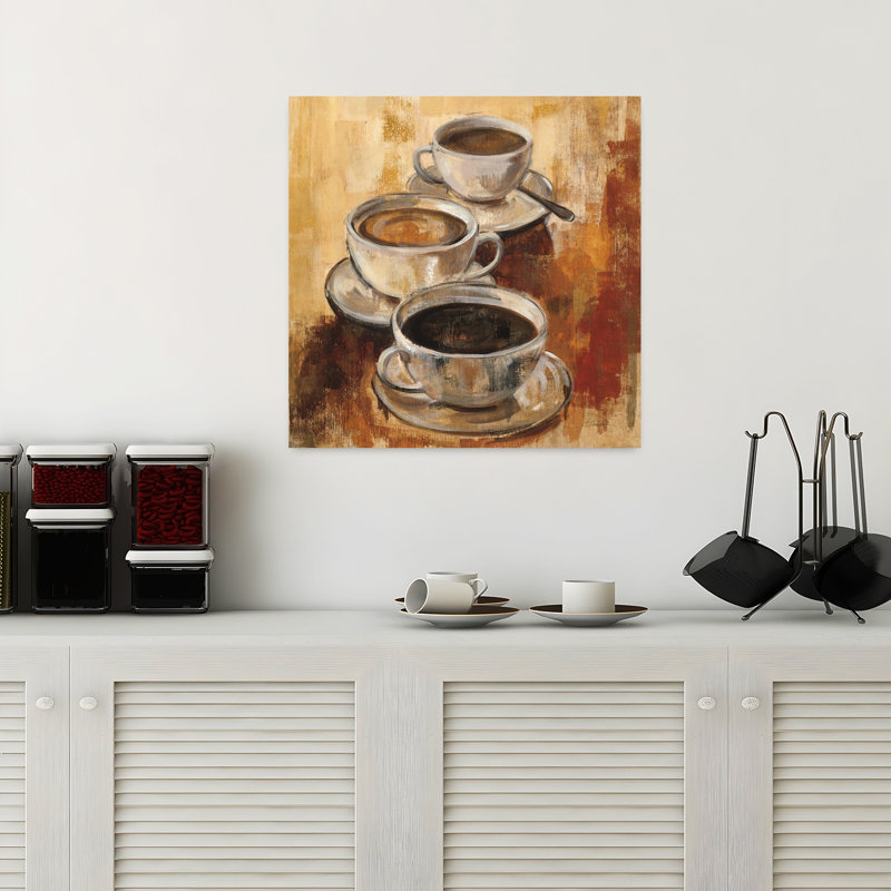 Contemporary Art Abstract Contemporary Art by Silvia Vassileva - Wrapped Canvas Print, 45.72 cm H x 45.72 cm W