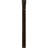 1 1/2"W x 12"D x 15"H Eris Wrought Iron Bracket, (Single center brace), Antiqued Brass-30778669-30778681