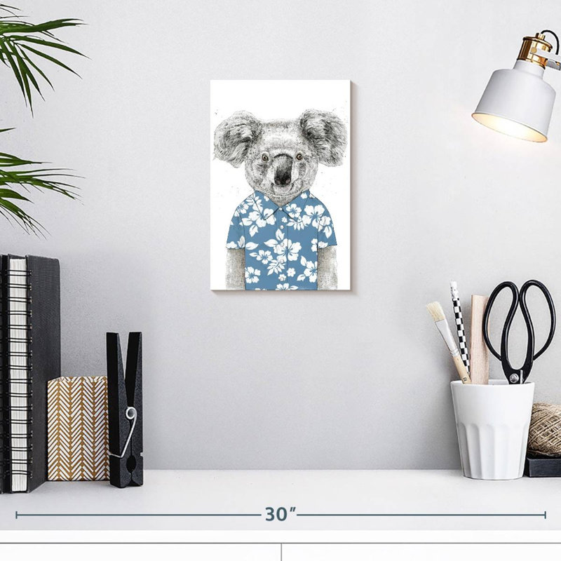 Brampt Summer Koala, 12" H x 8" W