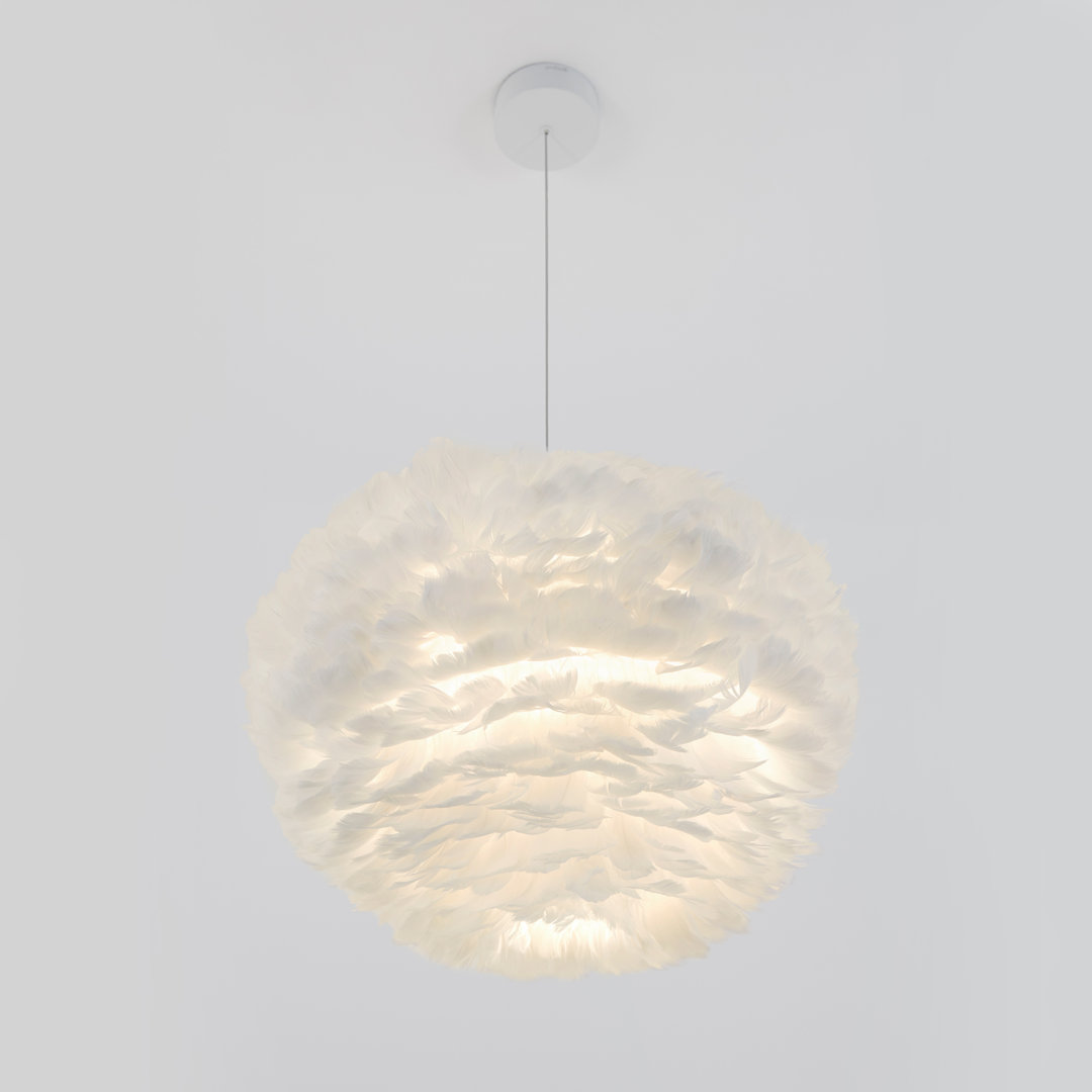 Feuget 1 - Light White LED Sphere Pendant Wrought Studio™