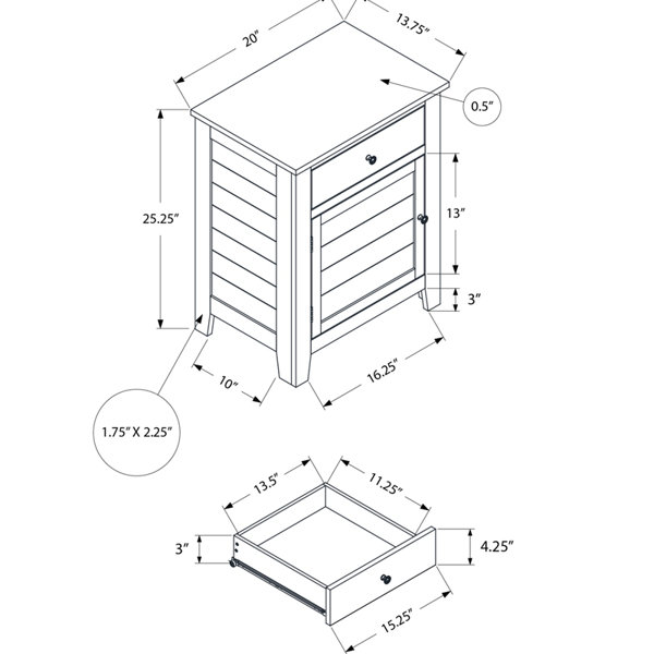 Dimensions du produit