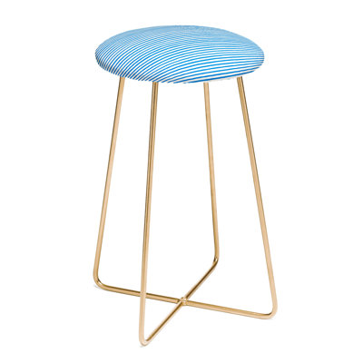 Ninola Upholstered Faux Leather Counter Stool