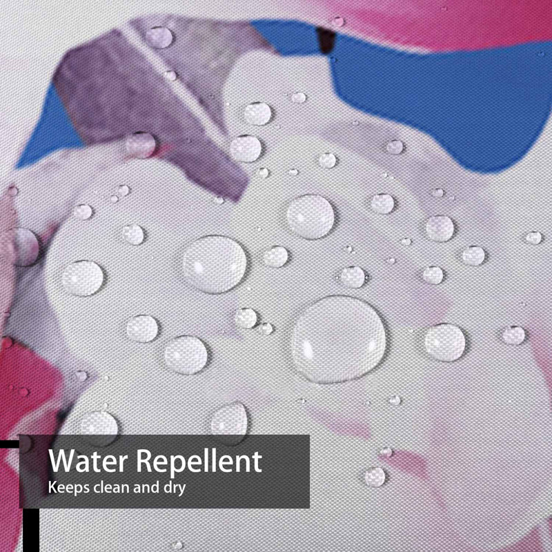 Rideau de douche Tropical, L 72 po x l 78 po
