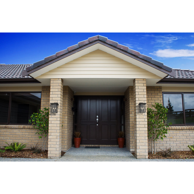 Landry Aluminum Wall Light, Black, 13.5" H x 8" W x 9" D