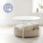 Table ronde avec panier en tissu-1214220503