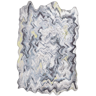 Tapis de couloir doux et durable, 100% polyester, 29,5 po x 59,1 po | Densité de 1850 g / m², hauteur des poils de 0,16 pouce | Polyester recyclé, lavable à la machine à 30 ° C | Idéal pour les vestibules et les espaces de vie
