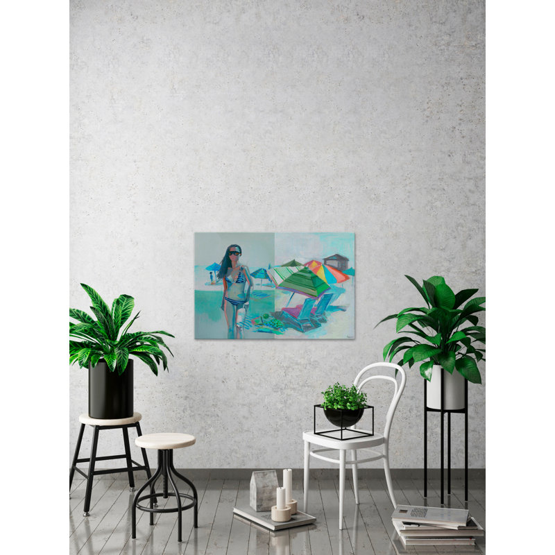 1 Piece Wrapped Canvas Painting, 30cm H x 45cm W