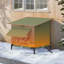 Maison de chat extérieure chauffée pour l'hiver, chat isolé et imperméable