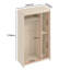 Brayden Studio 3 Door Wardrobe with Mirror-118316547