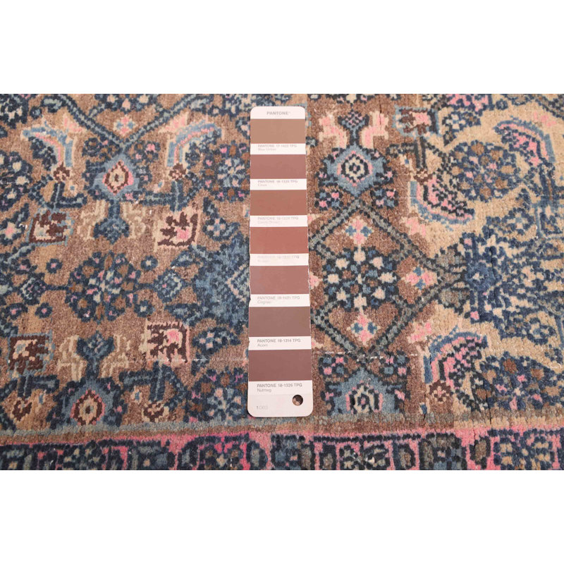 Tapis brun Antalya Vintage 4 pi 2 po x 7 pi 2 po