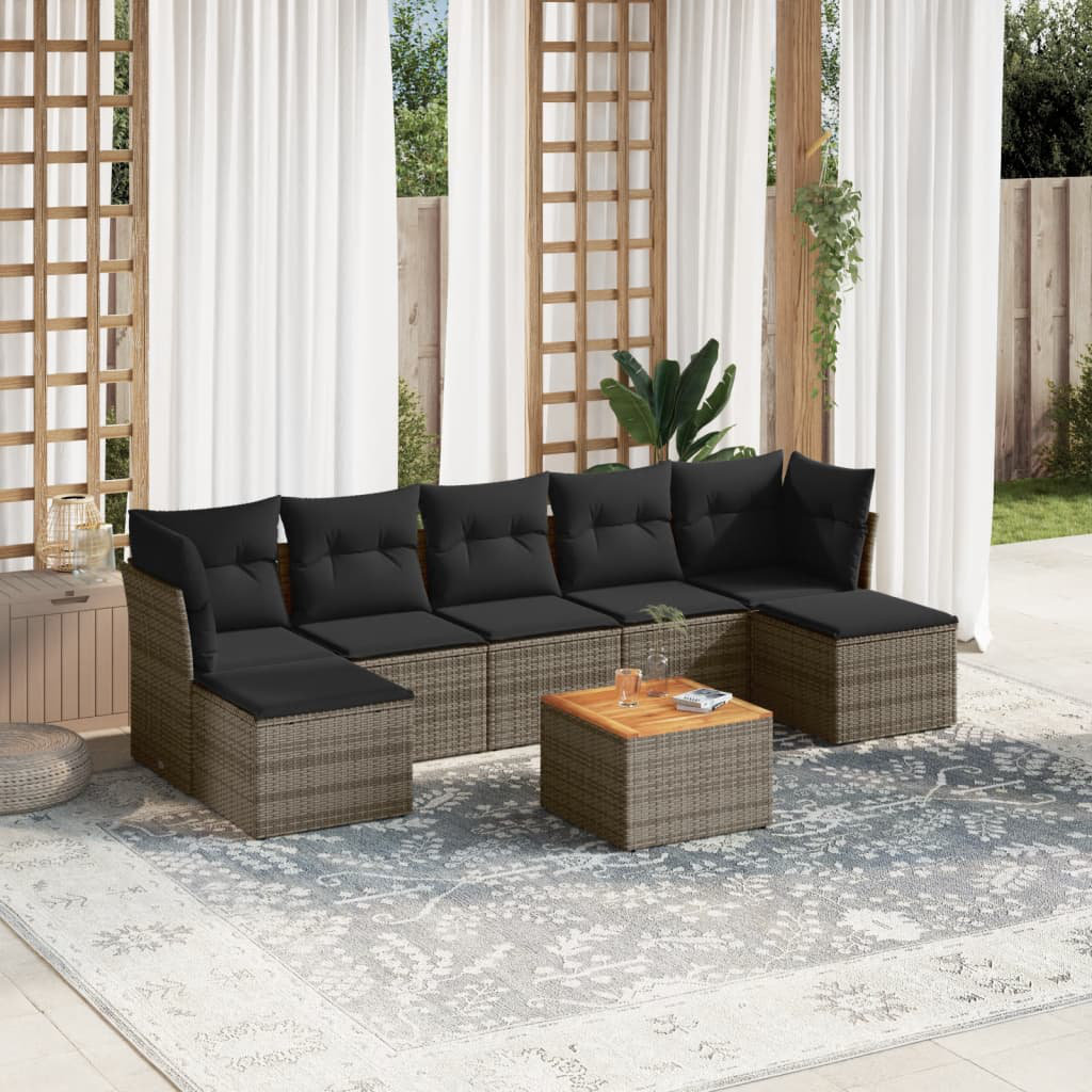 Gartensofa mit Kissen