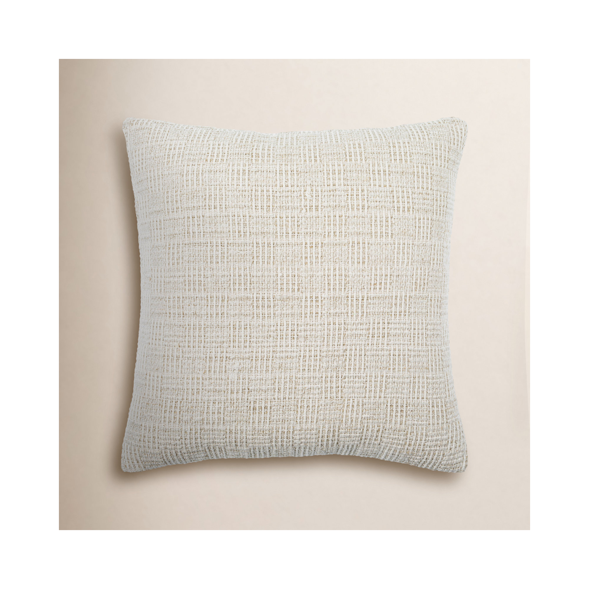 Cadena Textured Throw Pillow, 20" x 20", Down, Square