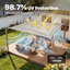 Amgo personnalisable Triangle Super Ring Sun Shade Sail 260 g / m² robuste-107395728-107395829