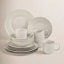 Neree 16 Piece Stoneware Reactive Glaze Dinnerware Set