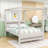 Canopy Platform Bed with LED Lights