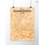 Guangzhou City Map - No Frame Print-890631458