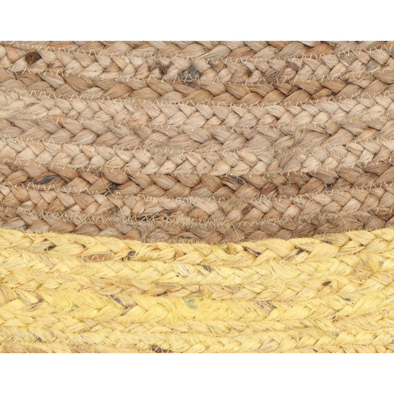 Round Webbe Geometric Hand Woven Area Rug, Round 200cm