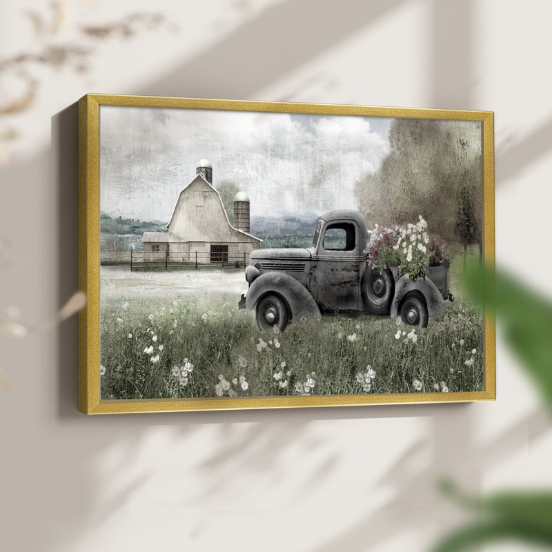 Country Nostalgia -Framed Print - Restickable, 16" H x 20" W