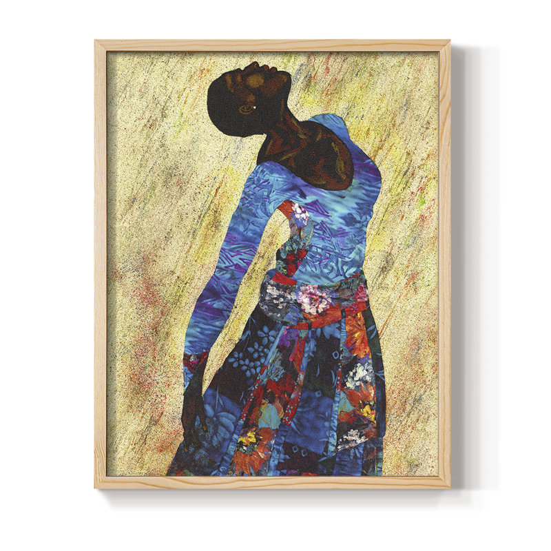 «Woman Strong IV», reproduction encadrée - bois massif, H 30 po x l 24 po