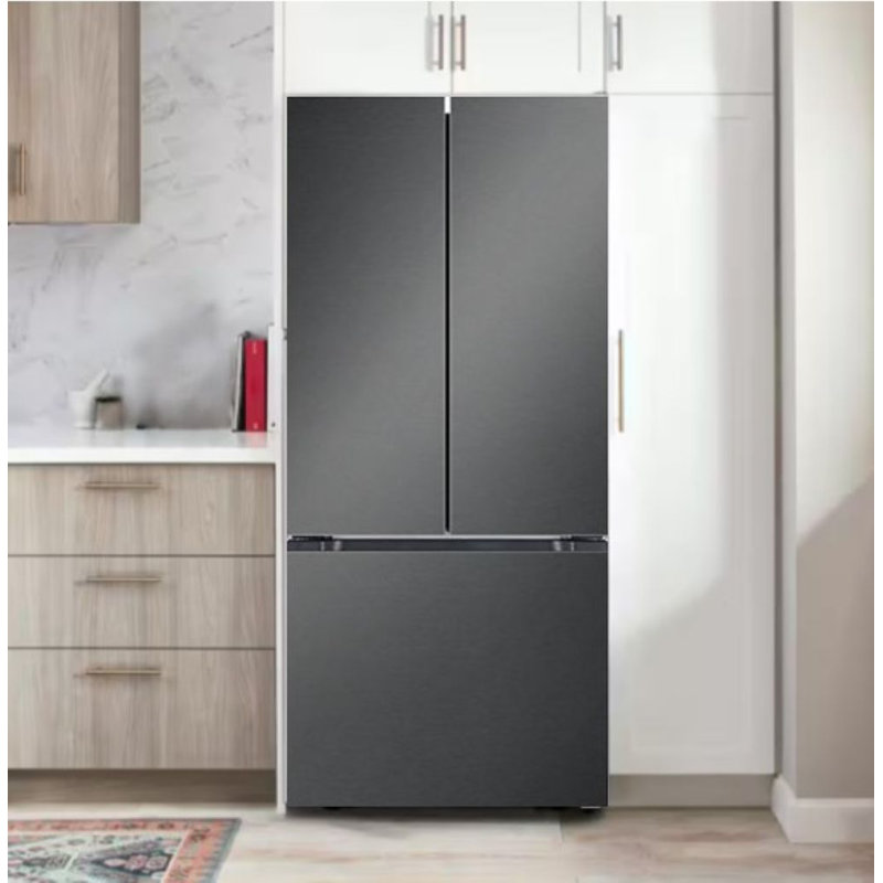 Crosley 18.4 Cuft French Door Bottom Freezer Refrigerator, Black