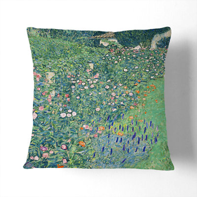 Floral Square Throw Cushion