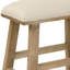 Jocelyn Upholstered Stool with Solid Wood Frame-2067406353